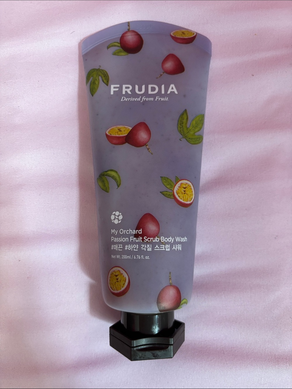 Frudia My Orchard Passion Fruit Scrub Body Wash - Purple